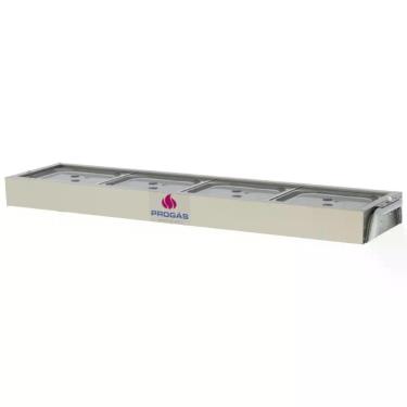 Imagem de Buffet Frio 4 Cubas Progás Tampas De Vidro Prbf-40gn