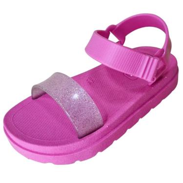 Imagem de Papete Infantil Glitter Translúcida - Pink - Glamour Pink, Rosa, 21/22