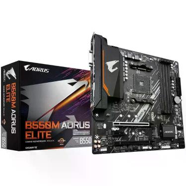 Imagem de Placa Mãe Gigabyte B550M AORUS ELITE, AMD AM4  GIGABYTE