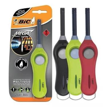 Imagem de Acendedor Bic De Fogão Vela Churraqueira Bic Mega Lighter