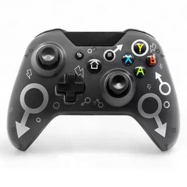 Imagem de Controle Joystick Sem Fio Preto Personalizado Para Xbox One Notebook E Pc Gamer
