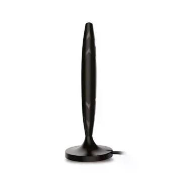 Imagem de Antena Interna UHF Digital HD Multivisão com Cabo Coaxial 3m para Sinais de Televisão Digital Preto