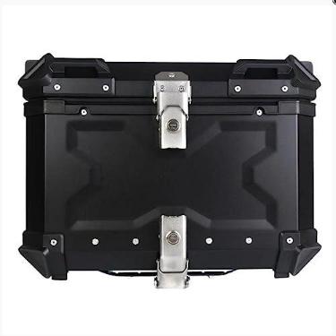 Imagem de Baú de Moto Traseiro Univel Tronos Preto 55 Litros