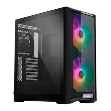 Imagem de Gabinete Gamer Lian Li Lancool, 215 X ARGB, Preto Com 3 Fans, Mid Tower, Vidro