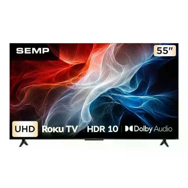 Imagem de Smart TV 55S62R 55 4K Ultra HD Roku Wi-Fi 5 HDR10 Dolby Audio Semp, 55