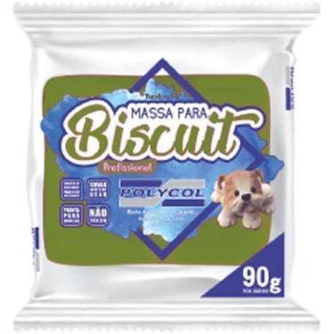 Imagem de Massa de Porcelana Fria Biscuit Verde Oliva 90G Caixa com 12 - Polycol