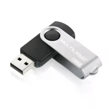 Imagem de Pen Drive Twist 128gb Usb Leitura 10mb/s Preto Multilaser