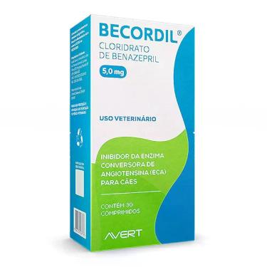 Imagem de Becordil 5mg Anti-Hipertensivo para Cães Avert 30 comprimidos