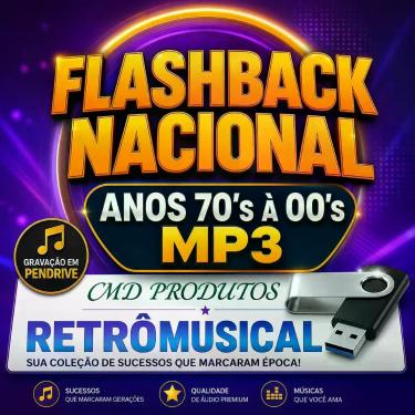 Imagem de Pen drive 8gb com Músicas = Flashback e Anos 70's á 00's - NACIONAL (m
