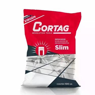 Imagem de Espaçador Nivelador de Pisos 2,0 mm Cortag Com 100 Unidades, 2,0mm