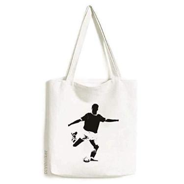 Imagem de Bolsa de lona esportiva de educação física bolsa de compras casual