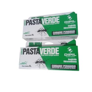 Imagem de PROMOCIONAL GEL PASTA VERDE 2 UNIDADE 10g CADA, MATA FORMIGA (O MELHOR)