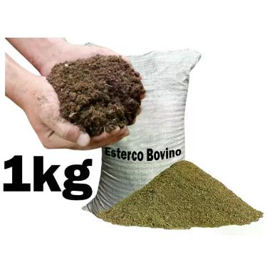 Imagem de Esterco bovino curtido puro sem terra para hortas de verduras, plantas