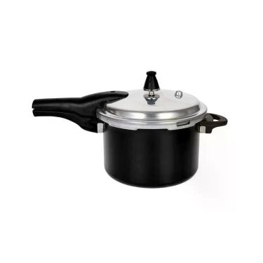 Imagem de Panela de Pressão Ceramic Life Antiaderente Alumínio com Revestimento Pro-Ceramic Premium 5,4L Preta Brinox