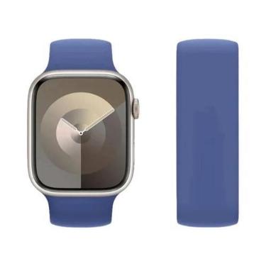 Imagem de Pulseira De Silicone Solo Loop Para Apple Watch De 44mm 45mm 46mm 49mm