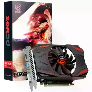 Imagem de Placa de Vídeo PJ6570HDR3SF com 2GB GDDR3 VGA HDMI DVI PCI-E 2.0 Single Fan Pcyes