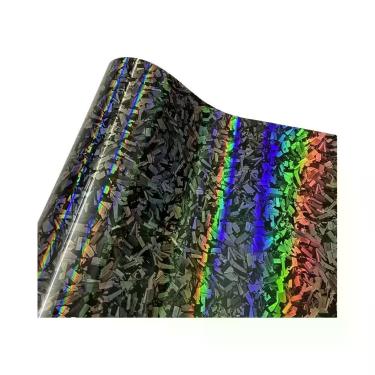 Imagem de Vinil Adesivo De Fibra De Carbono Forjado Arco-Íris À Prova d'Água Par