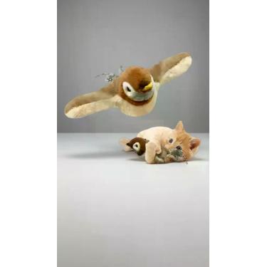 Imagem de Brinquedo Pássaro Bate Asas com Som para Pets - Congratulations Store