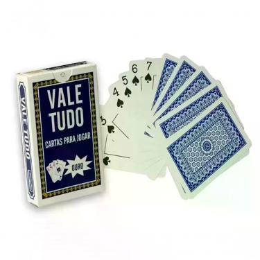 Imagem de Baralho Vale Tudo Ouro Cor Azul