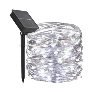 Imagem de Luzes De Fada LED Solares À Prova d'Água Para Exterior, 4 Peças, Cordã