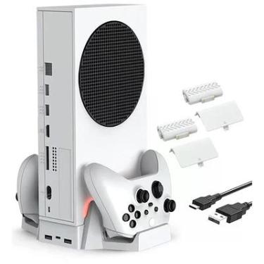 Imagem de Base Dobe Cooler Xbox Series S Carregador Controle Bateria 800mah