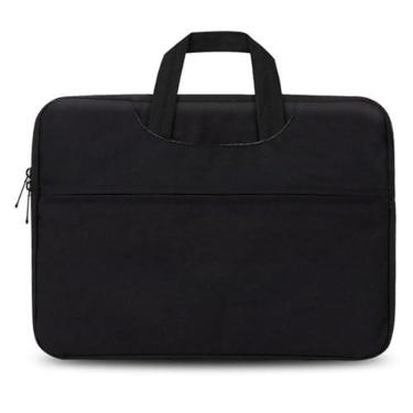 Imagem de Capa para laptop 17,3 polegadas bolsa de computador resistente à água bolsa de transporte compatível para notebook bolsa preta