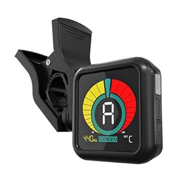 Imagem de KLIQ UberTuner - afinador profissional com clip para todos os instrumentos (modos multi-teclas) - com modos de afinação guitarra, ukulele, violino, baixo e cromático (também para bandolim e banjo)