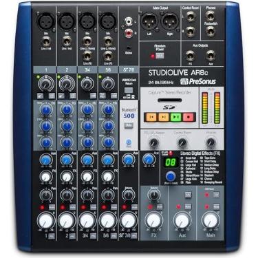 Imagem de PreSonus Mixer analógico StudioLive AR8c com software Studio One Pro