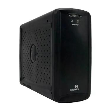 Imagem de Nobreak 600va Ragtech Save Home, Std-ti, Entrada Bivolt, Saída 115v, 6 Tomadas, Preto - 20nsh4114