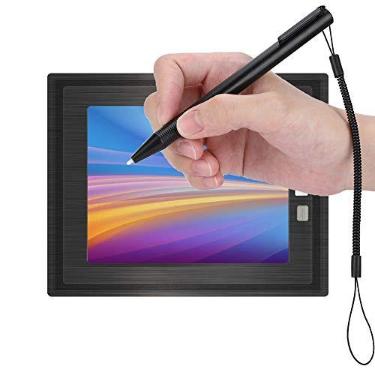 Imagem de Caneta Stylus resistiva com cabo de mola, caneta PDA conectada, substituição de ponta rígida para sistemas de ponto de venda, tablet industrial, navegação veicular