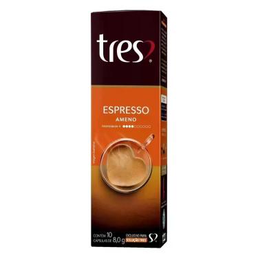 Imagem de Café em Cápsulas Tres Espresso Ameno 10 cápsulas, 10 Cápsulas, Espress
