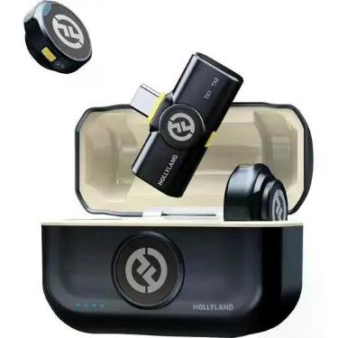 Imagem de Hollyland Lark M2 Microfone S/ Fio USB C, Preto