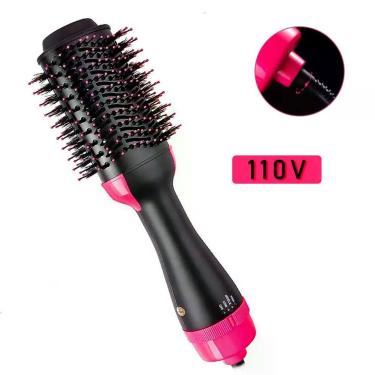 Imagem de Escova Secador Elétrica 3 In 1 Seca Alisa Modela Tira Frizz - DESERT E