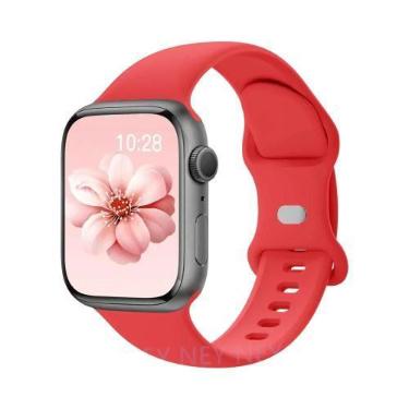 Imagem de Pulseira De Silicone De 45mm 44mm 40mm 41mm 49mm 38mm 42mm Para Apple 