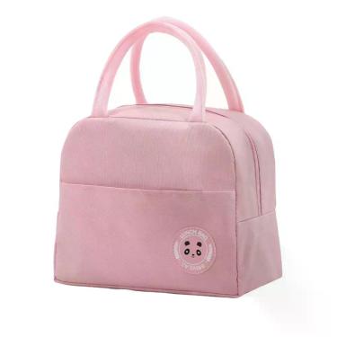 Imagem de Necessaire Bolsa Térmica Viagem Lunch Bag Travel - Malissima, Rosa cla