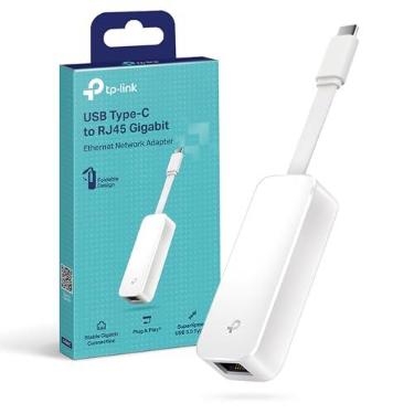 Imagem de TP-Link UE300C Adaptador de Rede USB-C 3.0 para Ethernet Gigabit, USB Tipo-C para RJ45 10/100/1000 Mbps, Plug and Play, Cabo Dobrável, para Notebook, Mac e Tablet