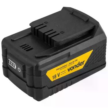 Imagem de Bateria de Íons de Lítio 18V 4Ah Linha Intercambiável IBV 1804 com Indicador de Carga Vonder