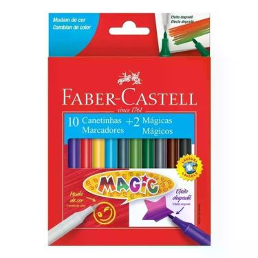 Imagem de Canetinha Hidrográfica 150112mzf 10+2 Magic - Faber Castell