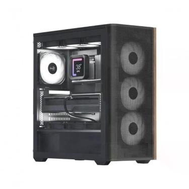 Imagem de Gabinete para Computador D501-V1 Torre ATX Micro ATX Mini-ITX com Painel Frontal em Malha e Suporte para Watercooler