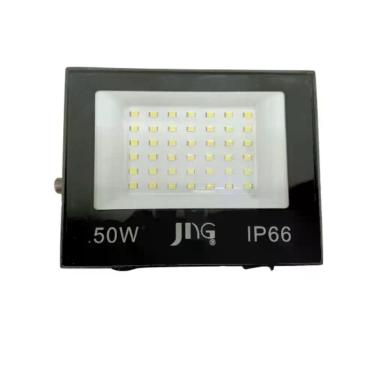 Imagem de Refletor Led 50W Bivolt 6500K Luz Branca IP66 Preto JNG, 3 meses