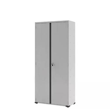 Imagem de Armário de Aço para Escritório EA303 com Fechadura 2 Portas 3 Prateleiras Aço 75CM Cinza Elite Aço
