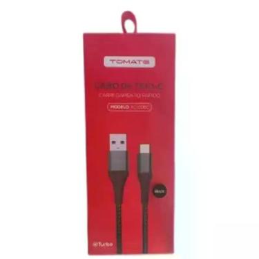 Imagem de Cabo de Dados Turbo USB Tipo-C 1.2m 5V 2.4A - Tomate TC-206C