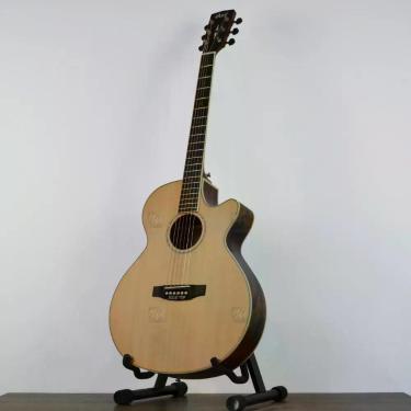 Imagem de Violão Elétrico Slim Tampo Maciço Fishman SFX CED NS Cort
