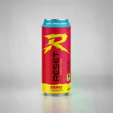 Imagem de Energy Drink Zero açúcar Frutas Vermelhas Reset 473Ml - 6 Unidades - H