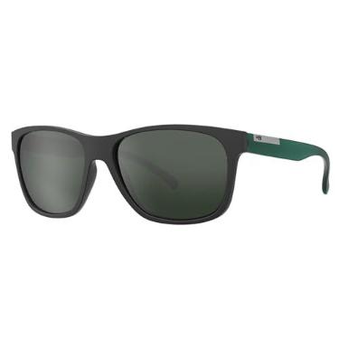 Imagem de HOT BUTTERED - Óculos de Sol HB UNDERGROUND - Proteção UV 100%, Óculos Escuros Masculino e Feminino, Hastes Resistentes - Verde Quadrado, Lente Fumê