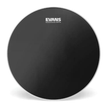 Imagem de Pele Batedeira para Caixa e Surdo 16'' B16ONX2 2 Camadas Ataque Grave Preta Evans