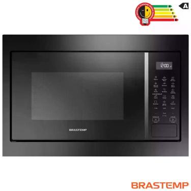 Imagem de Microondas de Embutir Brastemp 32L Preto 110v BM146 (BM146AE), Preto, 