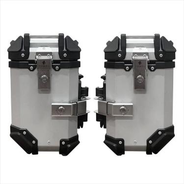 Imagem de Baú de Moto Lateral Tronos 36L-T-X em Alumínio (PAR) - 36 Litros - For
