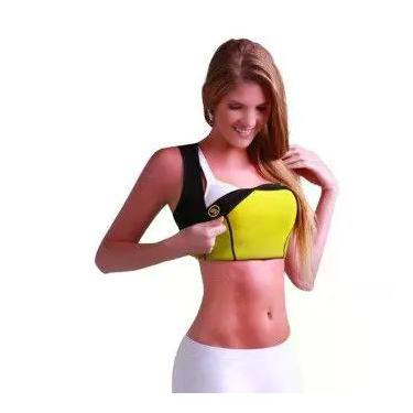 Imagem de Camiseta Queima Gordura  Modeladora Hot Shapers Ação Térmica Feminina 