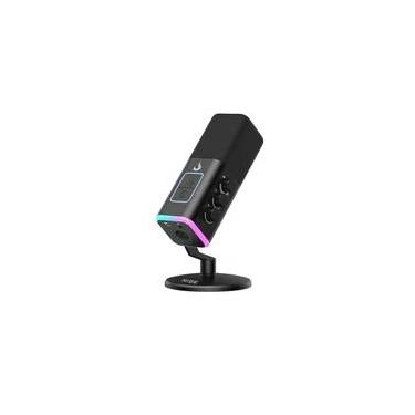 Imagem de Microfone Gamer De Mesa Rise Mode Noisy Cube 01, RGB, USB, Preto - RM-MNC-01-B